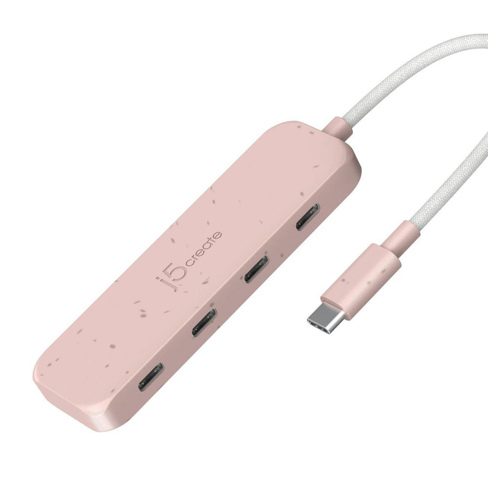 USB-хаб J5create 4 USB-C Red (JCH345ER-N) ( 16257 ) Харків - фото 2