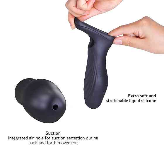 Насадка на член Manwan RYZER MAX - Black Plum Sex Aura Київ