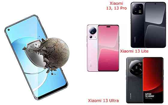 Захисне скло DefenzoGlass для Xiaomi 13, 13 Lite, 13 Pro, 13 Ultra – подвійна міцність Київ