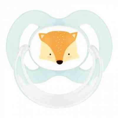 Пустышка Baby-Nova Forest Animals 6-18 мес. персиковая/бирюзовая 2 шт (3962321) Винница