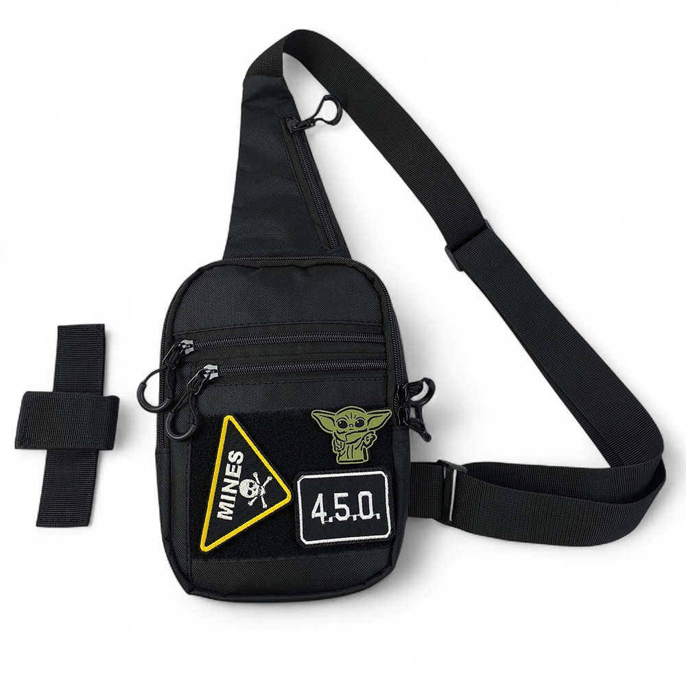 Тактическая сумка для мужчин на плечо, Рюкзак через плечо военная барсетка Мужские сумки через GO-98 Львов - изображение 13