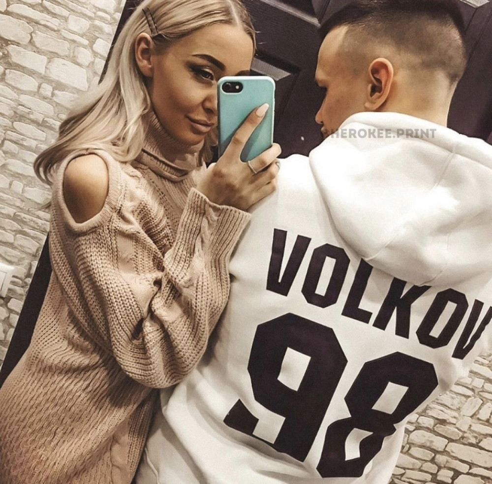 Чоловіча/Женська іменна толстовка з капюшоном і написом вашої прізвища та цифри Чернівці - фото 1