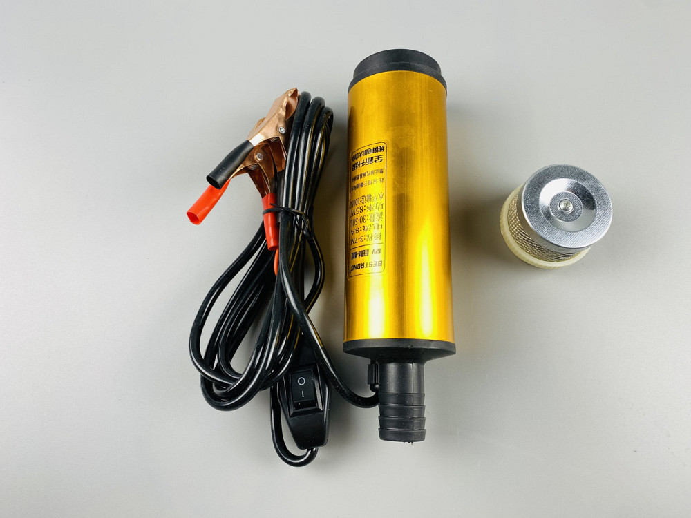 Насос топливоперекачивающий погружной электрический 12В 60Вт 30-50 л/мин + кабель + выключатель + 2 зажима Мукачево - изображение 8
