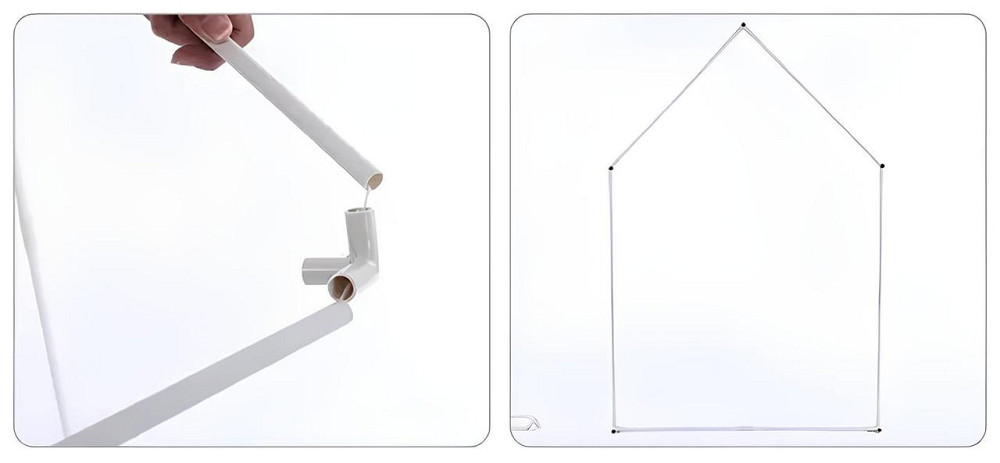 Дитячий ігровий будиночок RESTEQ — велика палатка «Солодкий будиночок» 110×70×100 см Київ - фото 9