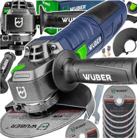 Болгарка (кутова шліфувальна машина) 900Вт 125мм Wuber (Польща) Київ