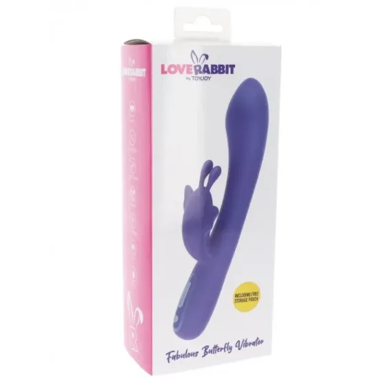 Вібратор-кролик з метеликом Toy Joy Fabulous Butterfly Vibrator Sex Aura Київ