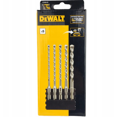 Набір бурів DeWALT в касеті для Tough Case, SDS Plus, L=160 мм., d=5.5, 6, 7, 8, 10 мм., 6 шт (DT70835) Вінниця - фото 1