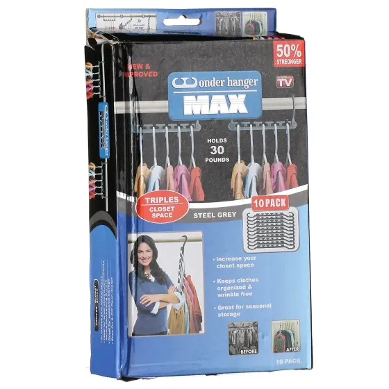 Wonder Hangers Max (8шт): Складные вешалки для одежды 5в1 экономят место, до 20кг Киев
