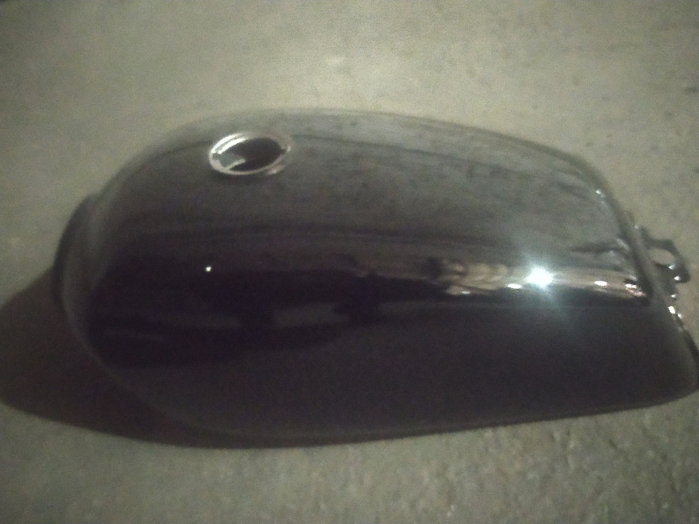 Бак паливний мотоцикл Альфа (чорний) Мукачево - фото 1