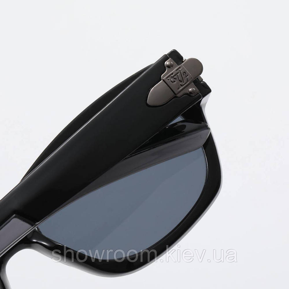 Женские солнцезащитные брендовые очки Лв 6003 черные Киев - изображение 2