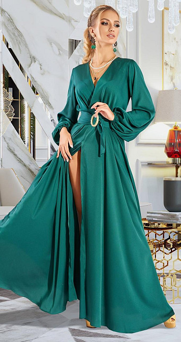 Довга шовкова сукня Київ - фото 1