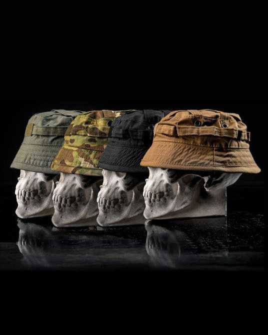 Тактична панама чорна 7.62 ВТ1156 Одеса - фото 4