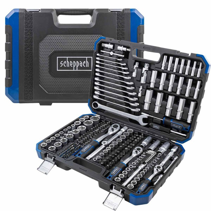 Набор инструментов 216+2пр. 1/4'', 3/8'', 1/2''(6гр.) (4-32мм) SCHEPPACH SCH-38841+2 Одесса - изображение 1