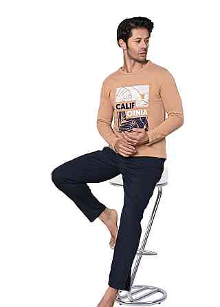 Пижама мужская теплая футер P7141 XXL Киев