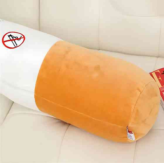 Оригінальна подушка у вигляді сигарети RESTEQ, 80см, Унікальний подарунок зі змістом) Київ