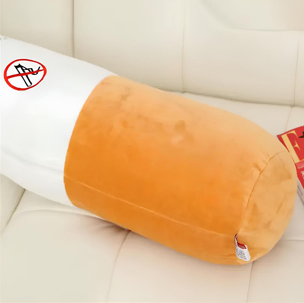 Оригінальна подушка у вигляді сигарети RESTEQ, 80см, Унікальний подарунок зі змістом) Київ - фото 3