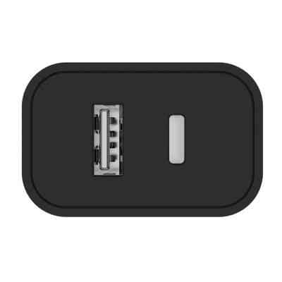 Зарядное устройство ColorWay Type-C PD + USB QC3.0 (20W) V2 black (CW-CHS025QPD-BK) Винница