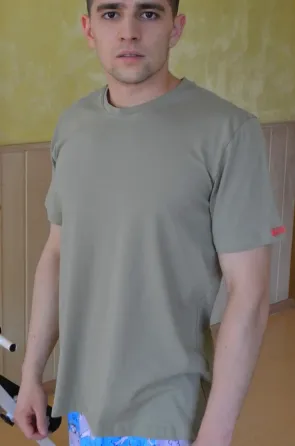 Футболка чоловіча Lans L 12.002 XXL, Оливковий Київ