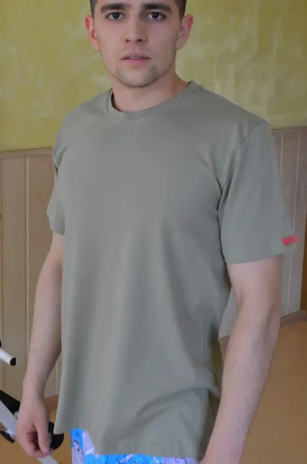 Футболка чоловіча Lans L 12.002 XXL, Оливковий Київ - фото 2