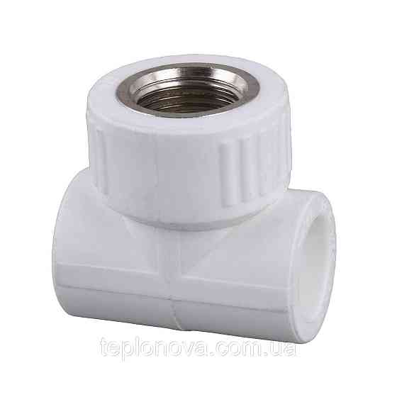 Трійник внутрішня різь Kalde PPR ф25х1/2 (білий) 20011 Чернівці