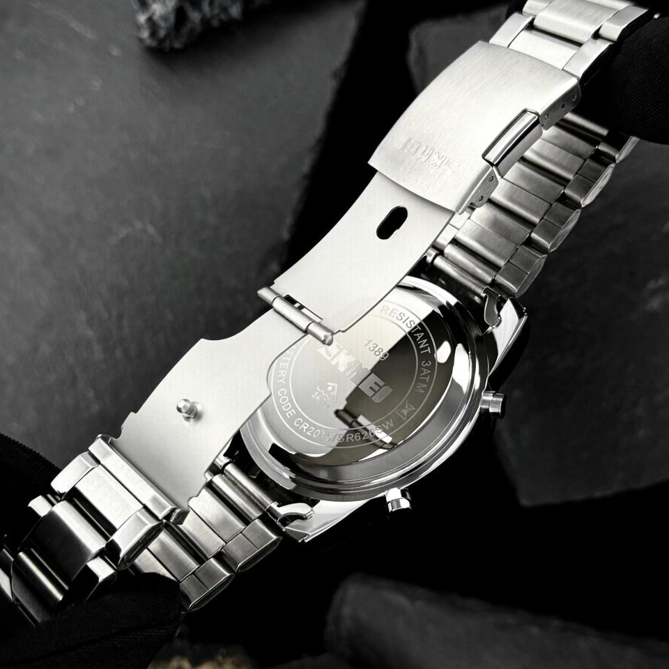 Skmei 1389BU Silver-Black-Blue Киев - изображение 11