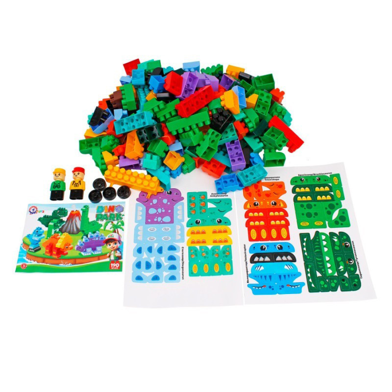 Дитячий конструктор "Dino park" 2222TXK 190 деталей Вінниця - фото 9