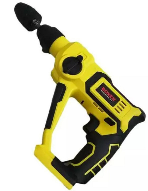 SR-145 Аккумуляторный перфоратор SDS+ 20,4 В с мягкой ручкой, 2 аккумулятора, кейс, 6 сверл, 4 биты Одесса - изображение 4