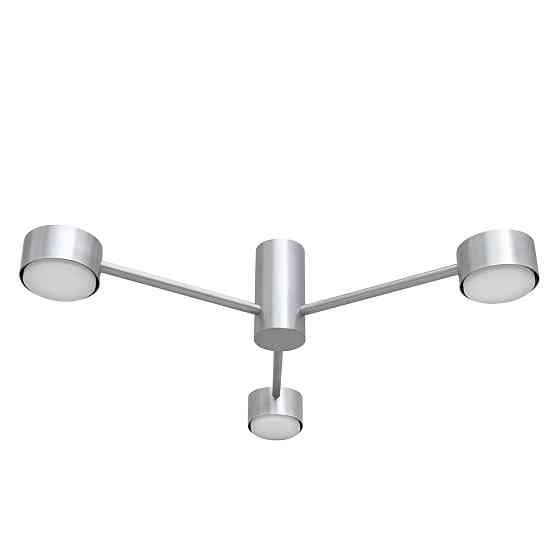 Люстра потолочная MSK Electric Copter на три круглых плафона под лампы GX53 NL 8041-3 AL Одесса