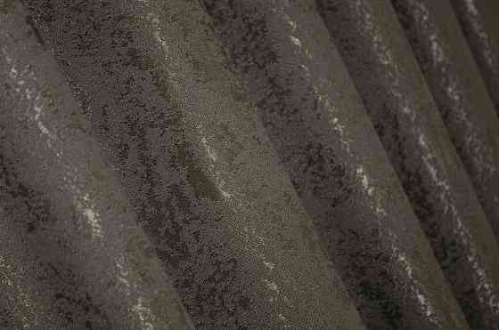 Комплект готовых штор VR-Textil Лен мрамор Pavliani № 1288ш Темное какао 100х270 см 2 шт (31-550) Киев