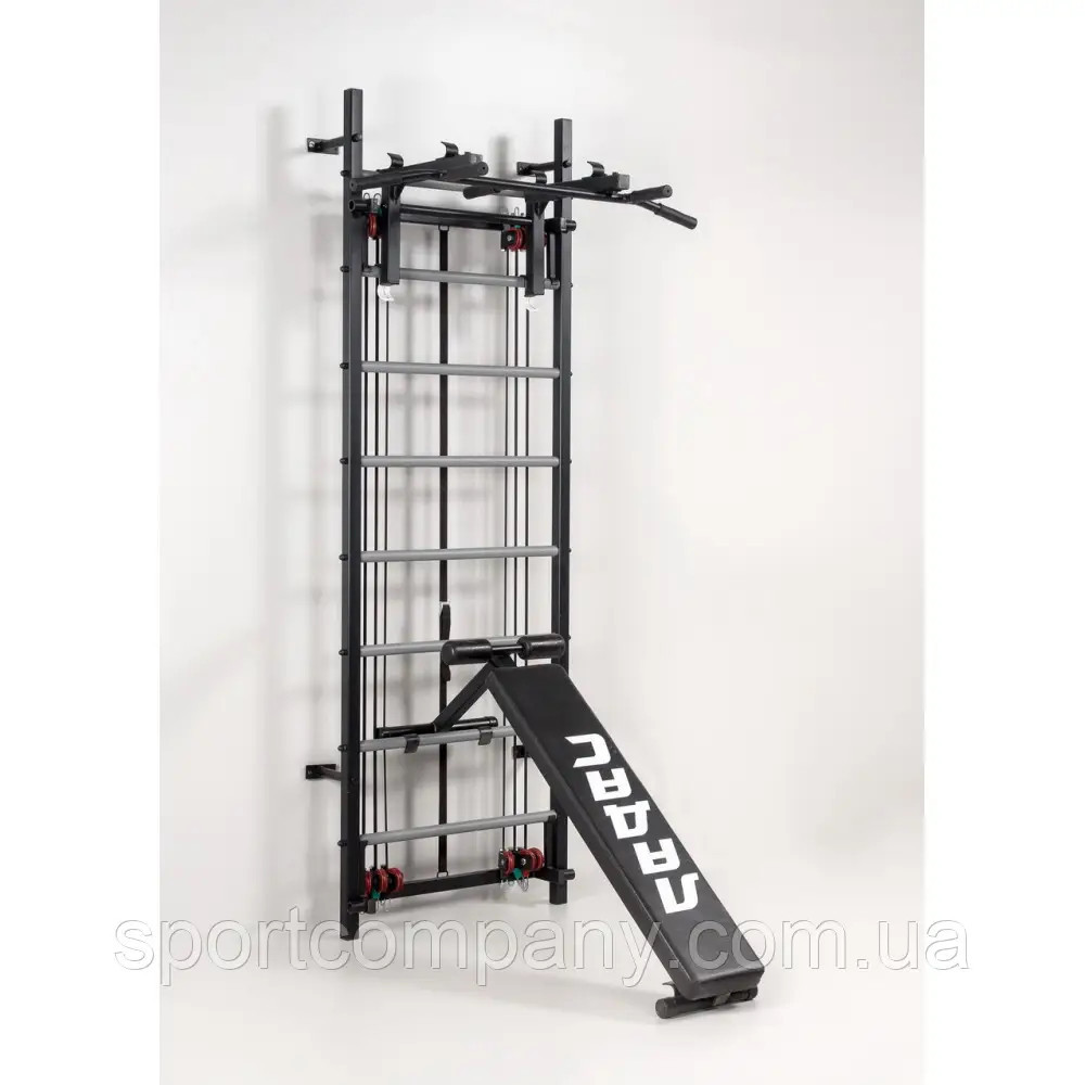 Шведская стенка с системой эспандеров Cross Training Black для всей семьи для взрослых и детей для реабилитаци Каменское - изображение 6