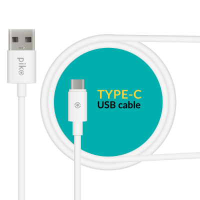 Дата кабель USB 2.0 AM to Type-C 1.2m CB-UT11 White Piko (1283126477522) Винница - изображение 1