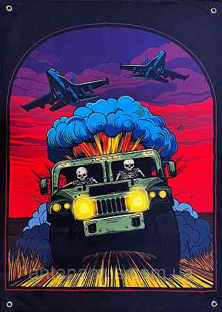 "Під обстрілом" банер 600х900 мм Київ