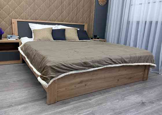 Плед двосторонній 155х200 см (+-5см) рельєфний із штучною овчиною Какао з молочним (87-072) Київ