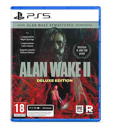 Гра Alan Wake 2 Deluxe PEGI Edition PS5 Італійська 100% UNCUT психологічний хорор фізичне видання Київ