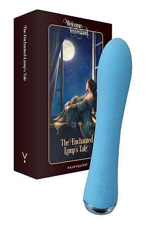 Вібратор з підігрівом FairyGasm WowGenie blue, підігрів до 42 °C Sex Aura Київ