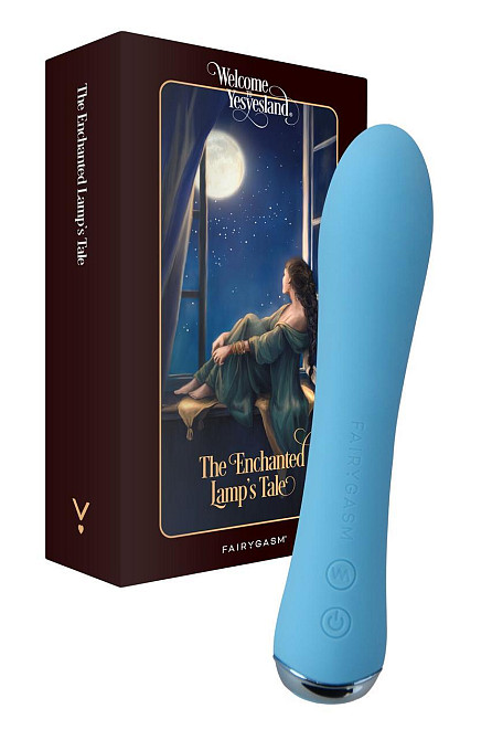 Вібратор з підігрівом FairyGasm WowGenie blue, підігрів до 42 °C Sex Aura Київ - фото 1