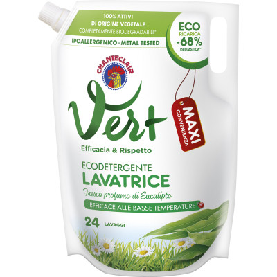 Гель для прання ChanteClair Vert з ароматом евкаліпту 1224 мл (8015194521554) Вінниця - фото 1