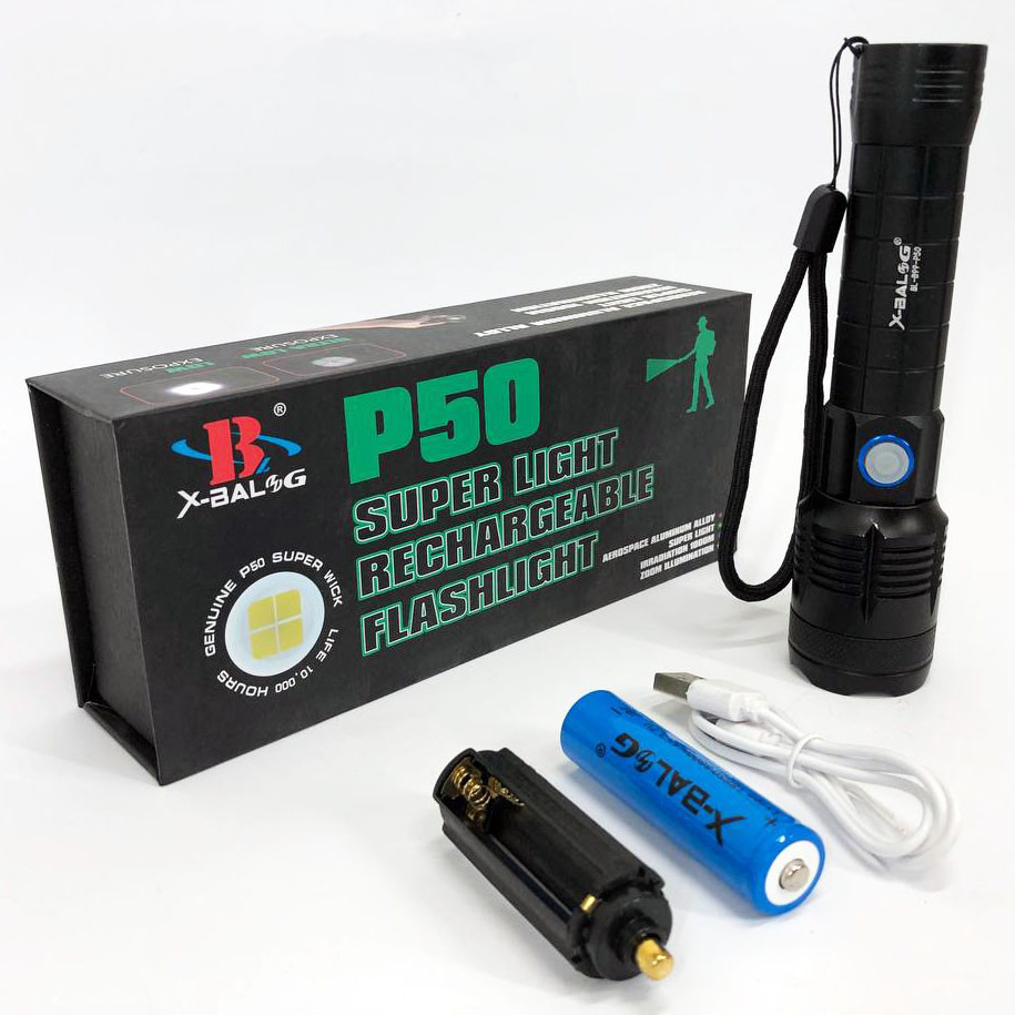 Ручной фонарик led Bailong X-Balog BL-B99-P50, Фонарики для экстренных ситуаций EP-577 и аварий Киев - изображение 2