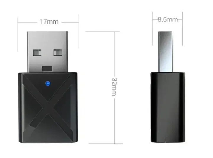 Bluetooth адаптер VIKEFON KN320, передавач та приймач звуку Київ - фото 6