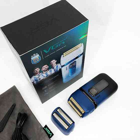 Мужская бритва на батарейках VGR, Мужская водонепроницаемая аккумуляторная бритва BP-32 Львов