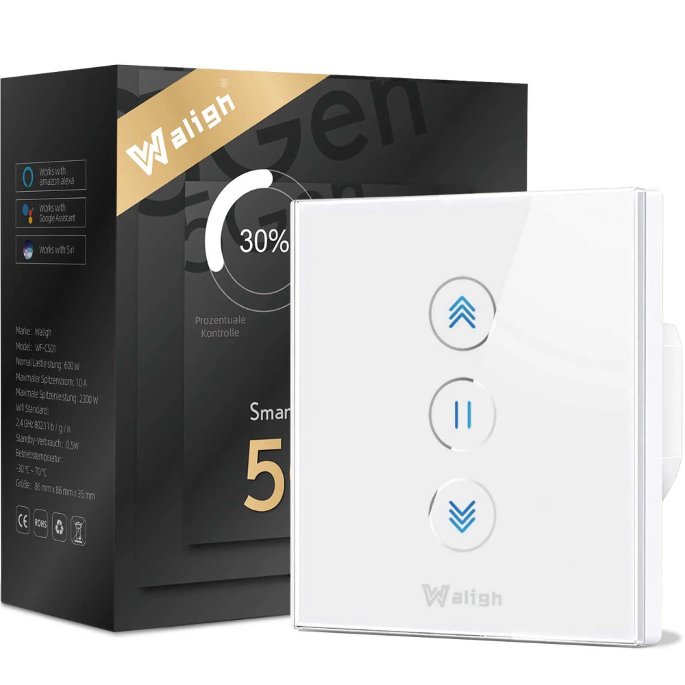 Розумний сенсорний перемикач штор/ролетів Waligh WF-CS01 Луцьк - фото 1