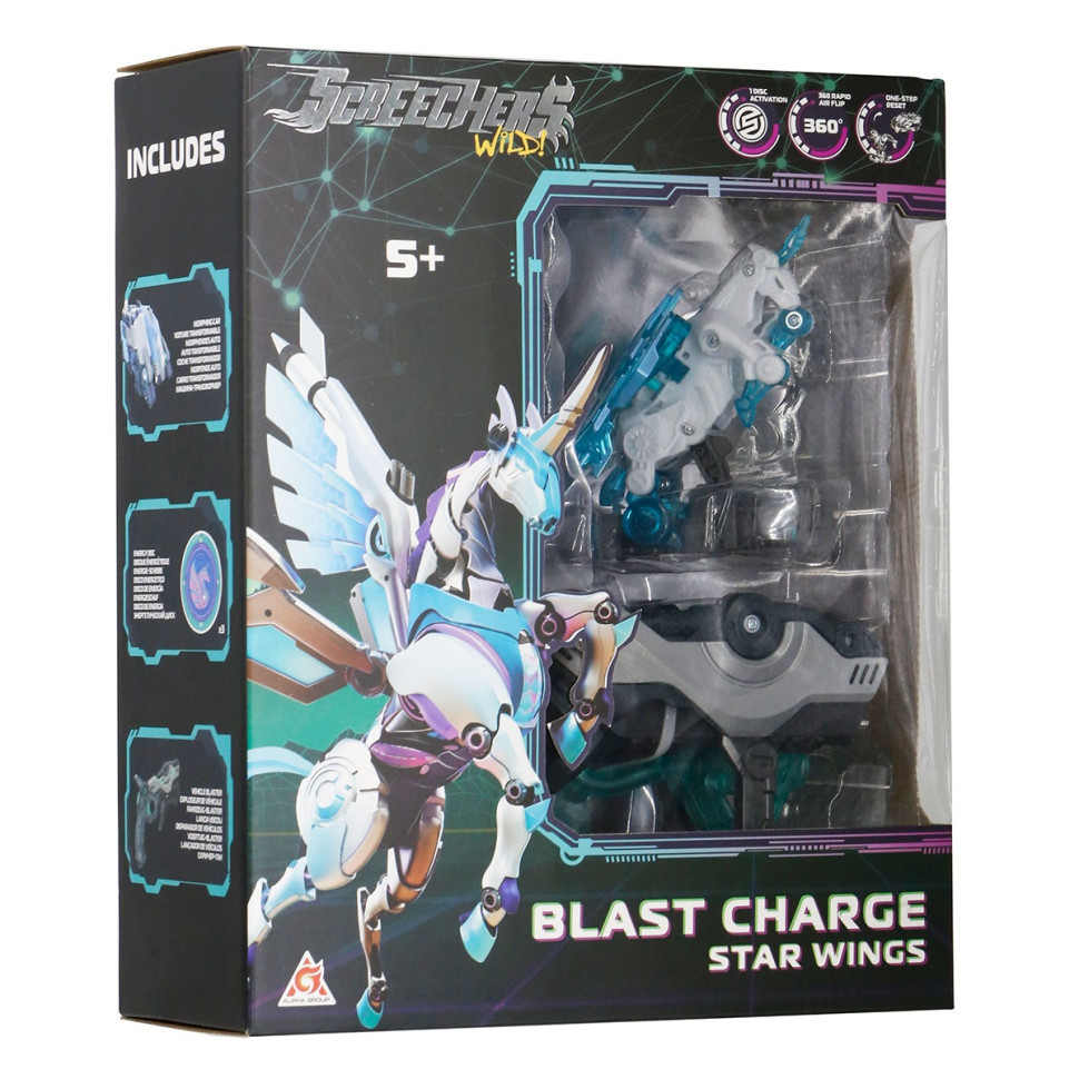 Дитячий ігровий набір S5 L1 СТАР ВІНГС Screechers Wild! EU686113 запускач-бластер, машинка-трансформер Вінниця - фото 3