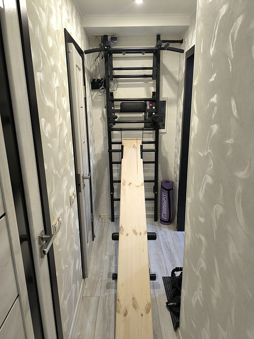 Профілактор дошка для спини хребта тренажер шведська стінка оздоровча ЛФК турнік бруси лава Кам'янське - фото 6