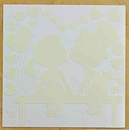 Люминесцентная наклейка - 10*10см Киев