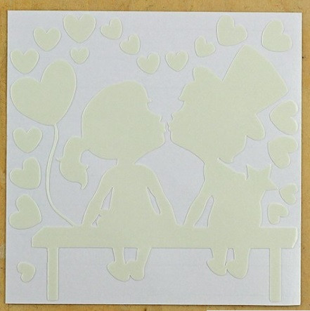 Люминесцентная наклейка - 10*10см Киев - изображение 3