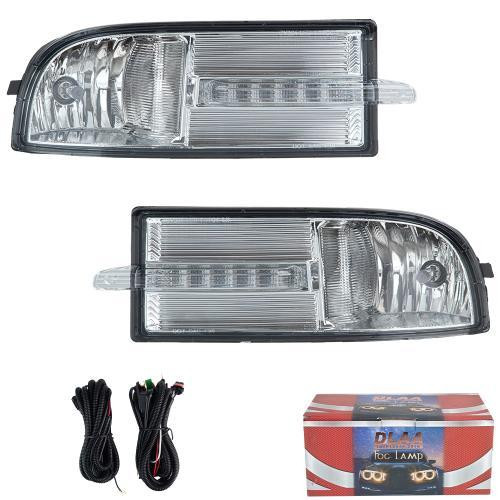 Дополнительные фары Chevrolet Aveo Sedan II (2006-2012) CV-304L 9006 12V 51W с LED 2W, противотуманные + дневные ходовые огни, с Харьков - изображение 1