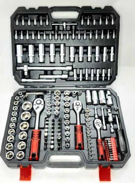 Набір інструменту 172 пр. 1/4",3/8",1/2" Forcekraft 41723-5 Винница - изображение 1