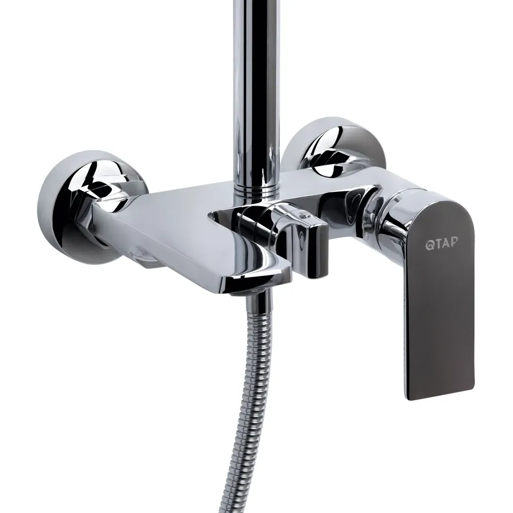 Душова система з виливом Qtap Aries на три споживачі QTARI111CRM45560 Chrome Київ - фото 6