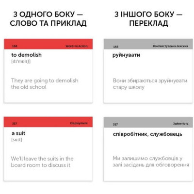 Обучающий набор English Student Карточки для изучения английского языка English Student IELTS уровень 7.0-8.0 (укр.) (591226015) Винница - изображение 2