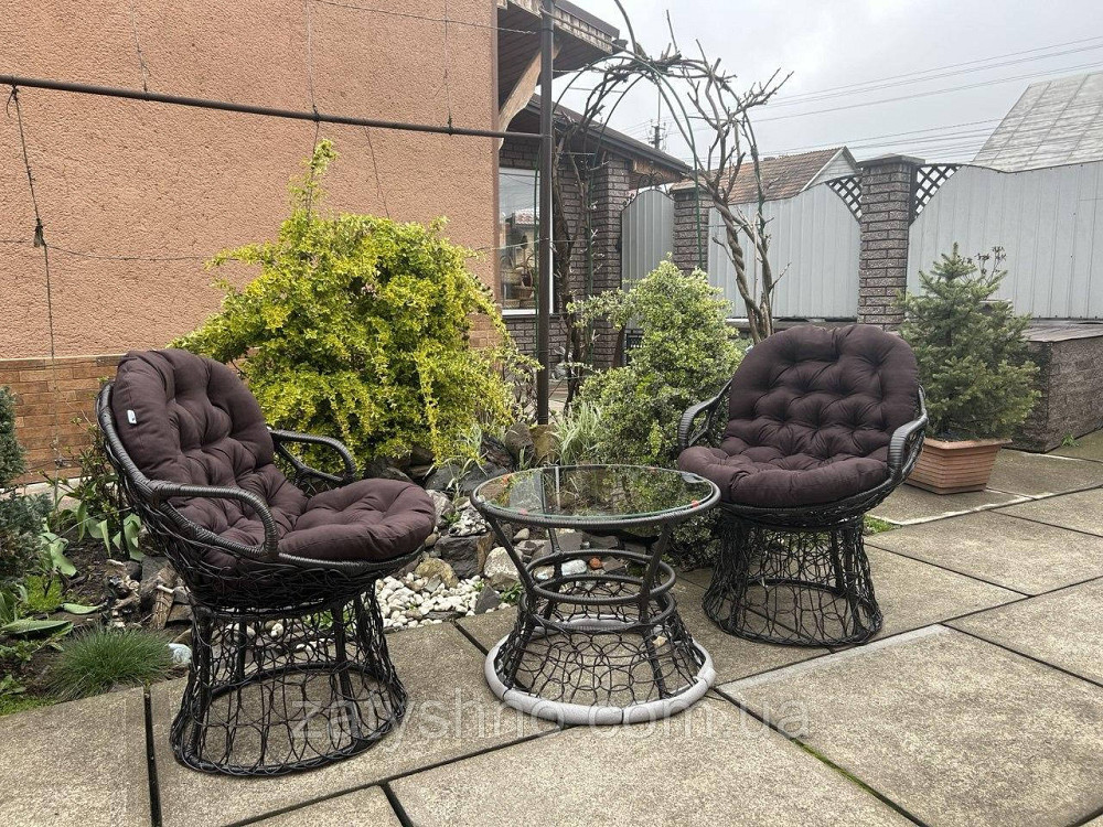 Плетені меблі вуличні з ротанга Київ - фото 5